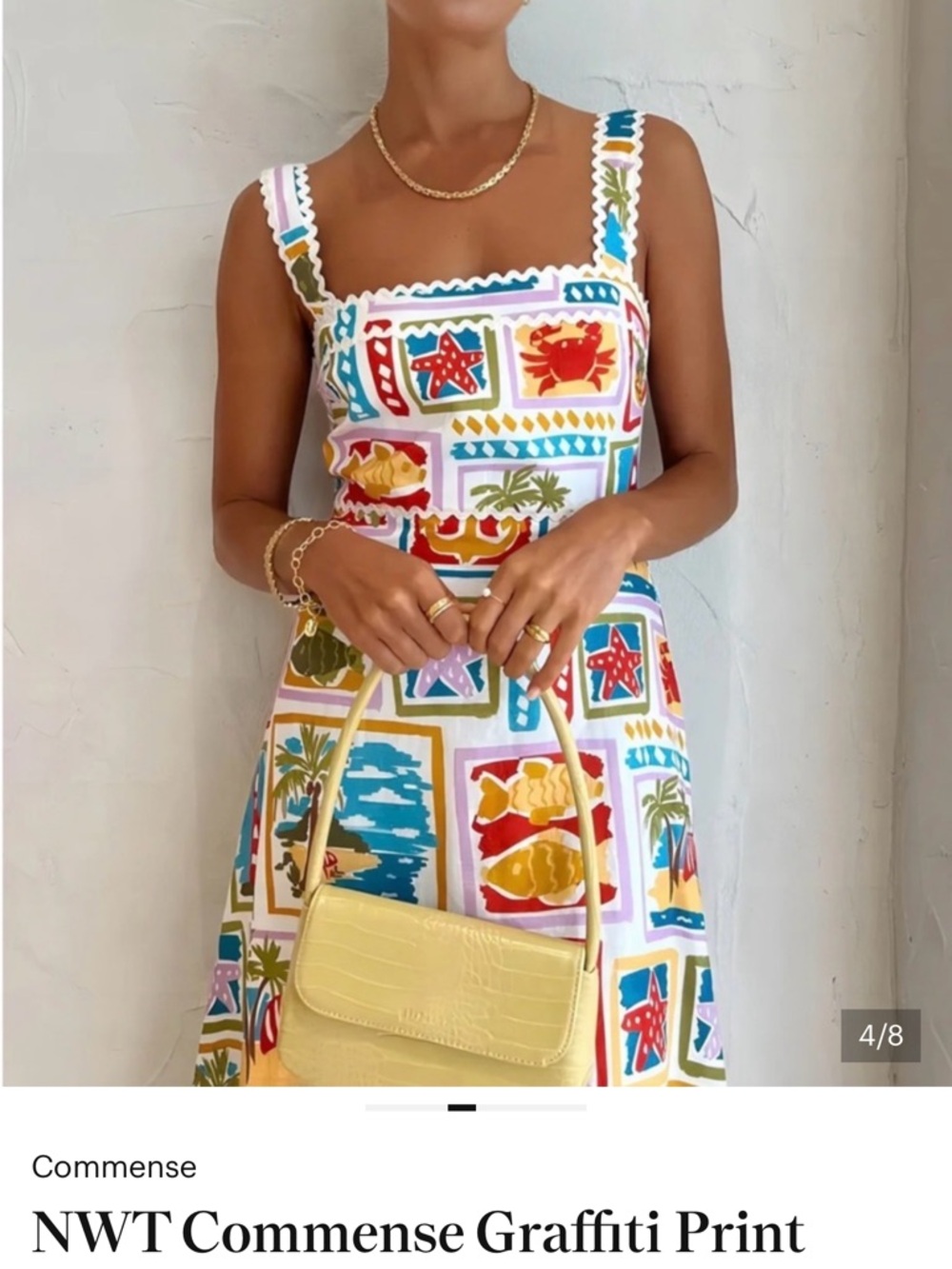 Commense Multicolor Graphic Print Maxi Dress - Picture 4 of 7